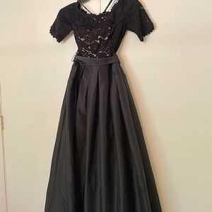 Black Floor Length Formal Gown